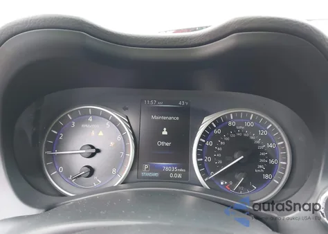 2017 Infiniti Q50 2.0T Base from USA, damaged, VIN JN1CV7AR4HM681985